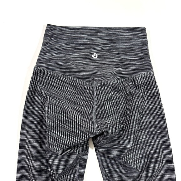 Lululemon Align High Rise Leggings Black Grey Size 2 Full Length - Picture 3 of 8